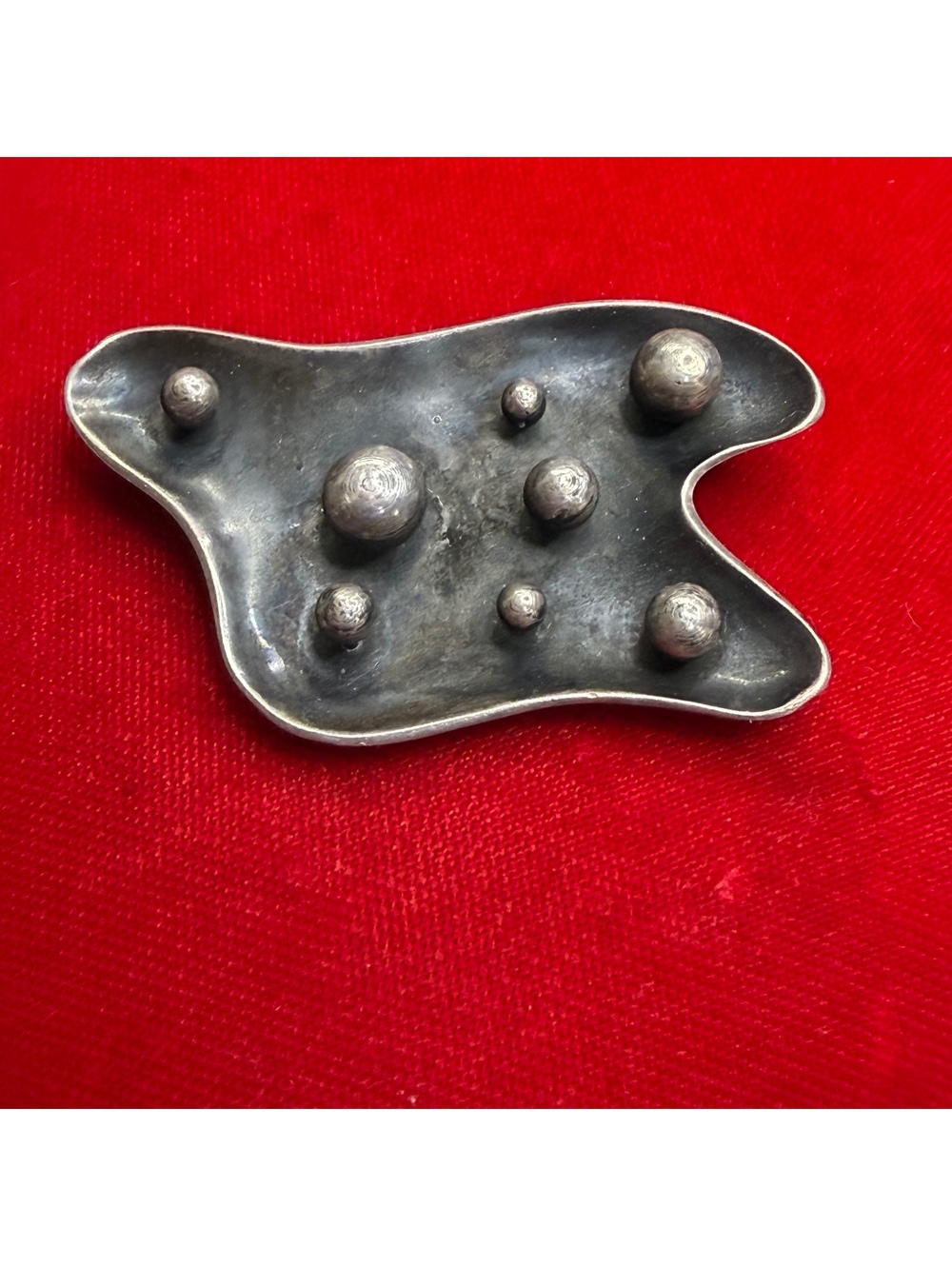 Sigi Tasco Taxco Mexico sterling silver brooch vintage 70s